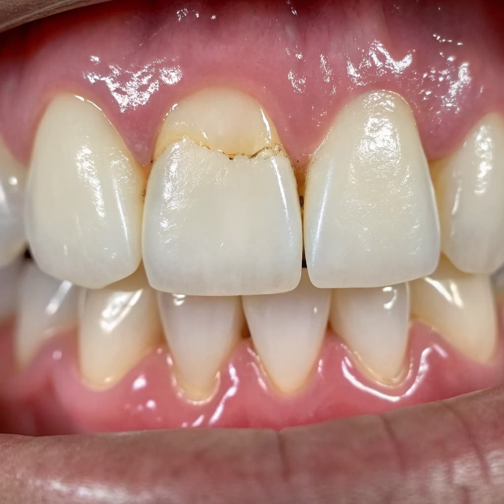 Before: Dental Bonding — Chipped Tooth Repair