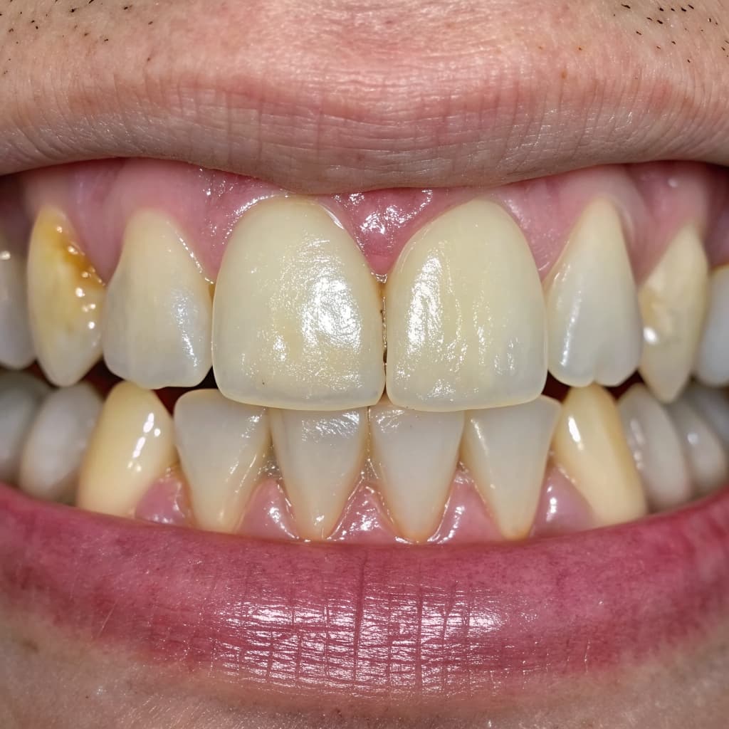 Before: Porcelain Veneers — Full Smile Makeover