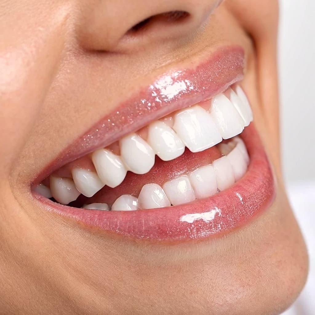 After: Professional Whitening — Coffee Stain Removal