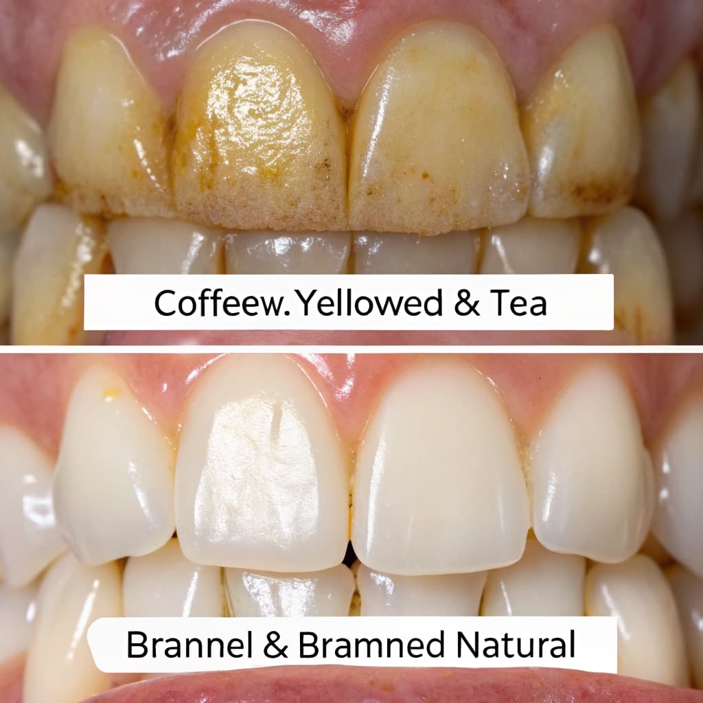 Before: Professional Whitening — Coffee Stain Removal
